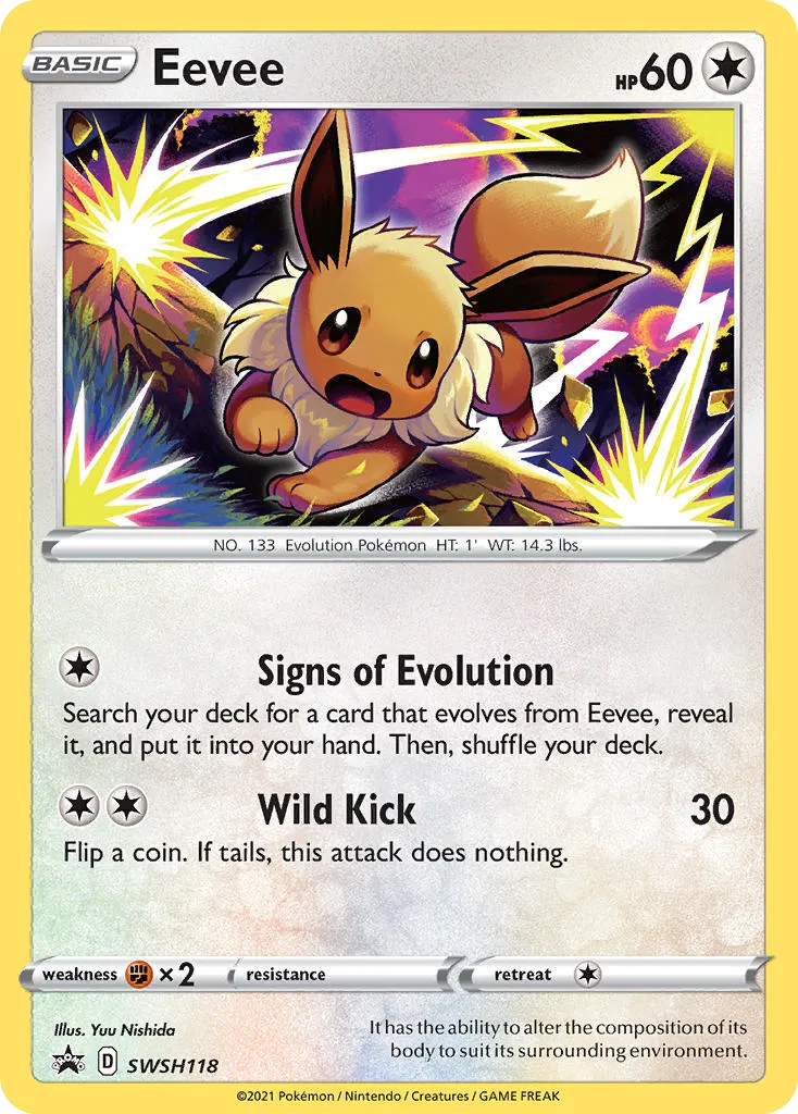 Eevee - SWSH Black Star Promos
