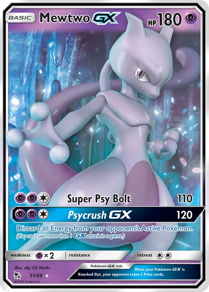 Mewtwo-GX - Hidden Fates