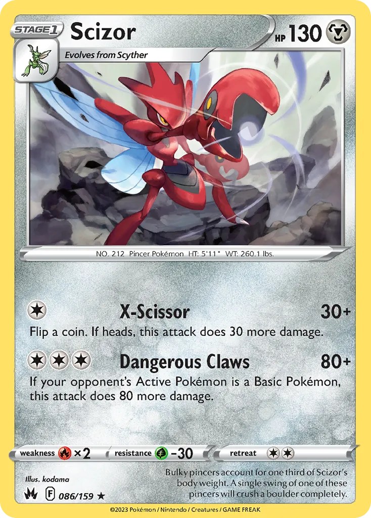 Scizor - Crown Zenith