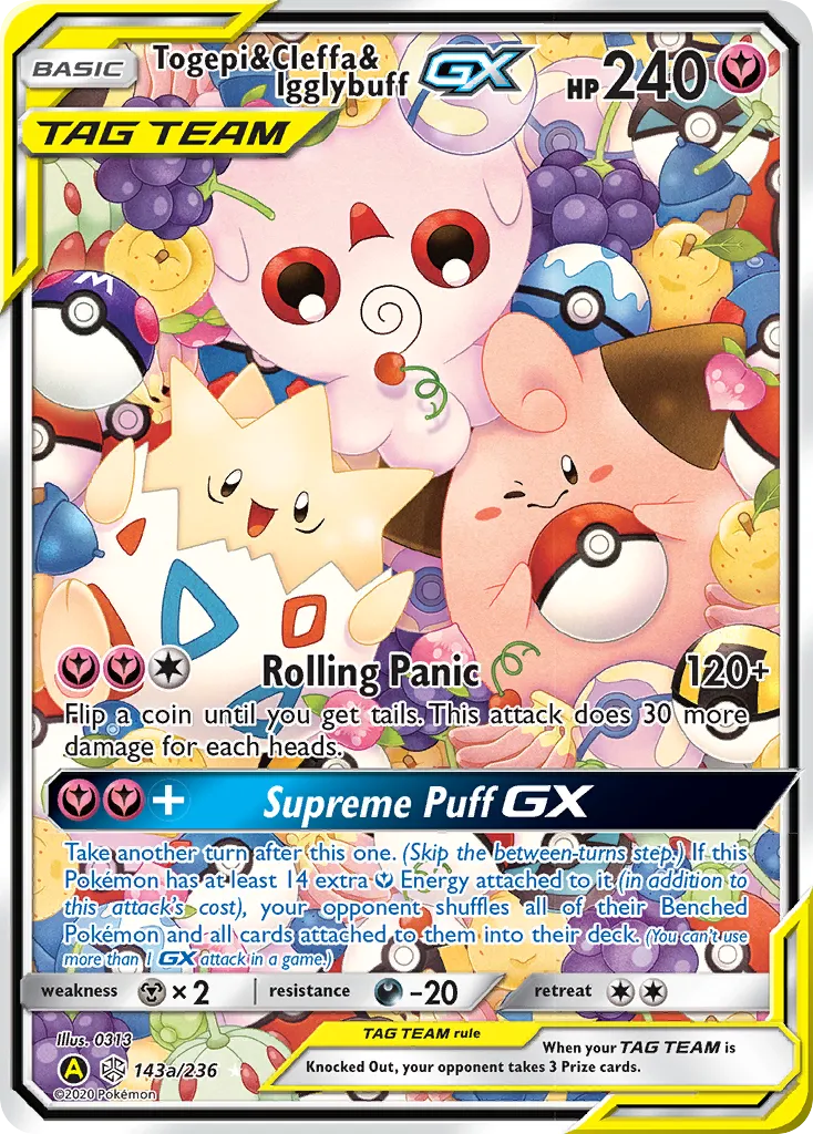 Togepi & Cleffa & Igglybuff-GX - Cosmic Eclipse