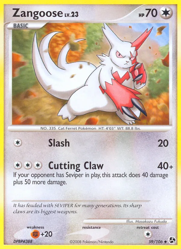 Zangoose - Great Encounters