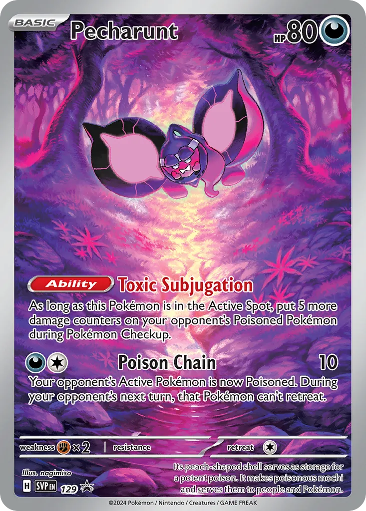 Pecharunt - Scarlet & Violet Black Star Promos