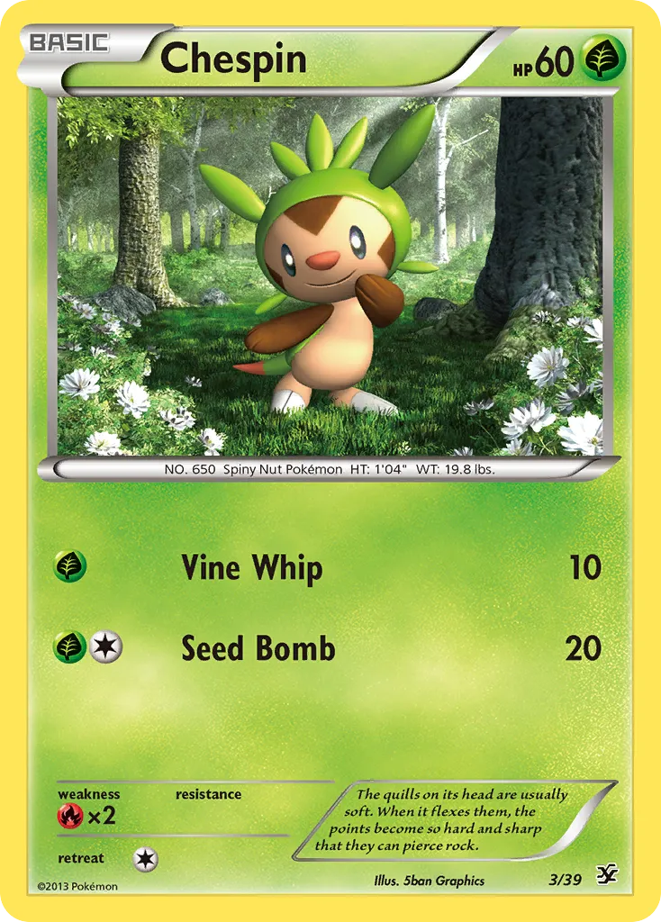 Chespin - Kalos Starter Set