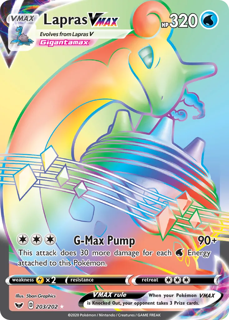 Lapras VMAX - Sword & Shield