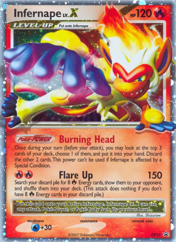 Infernape LV.X - DP Black Star Promos
