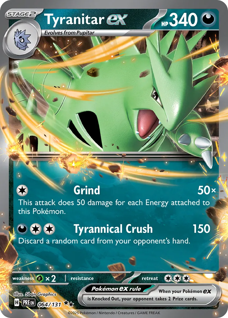 Tyranitar ex - Prismatic Evolutions