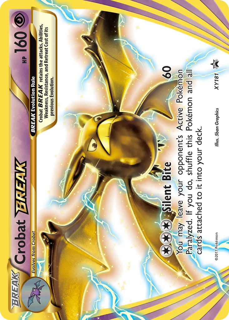 Crobat BREAK - XY Black Star Promos