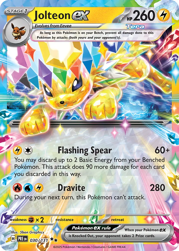 Jolteon ex - Prismatic Evolutions