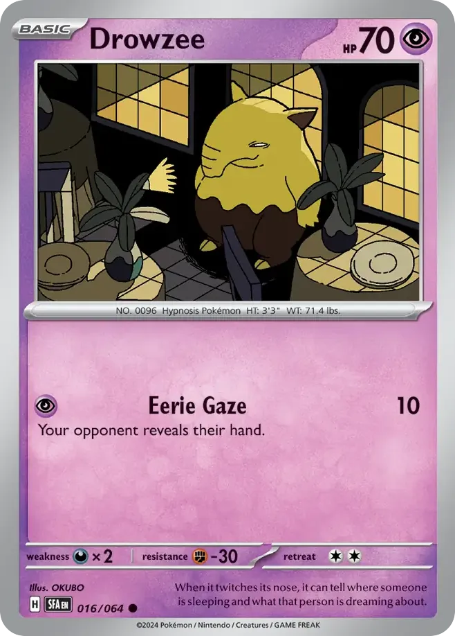 Drowzee - Shrouded Fable
