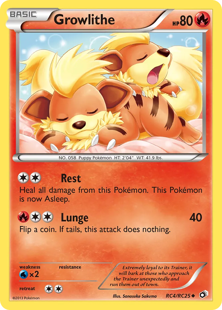 Growlithe - Legendary Treasures