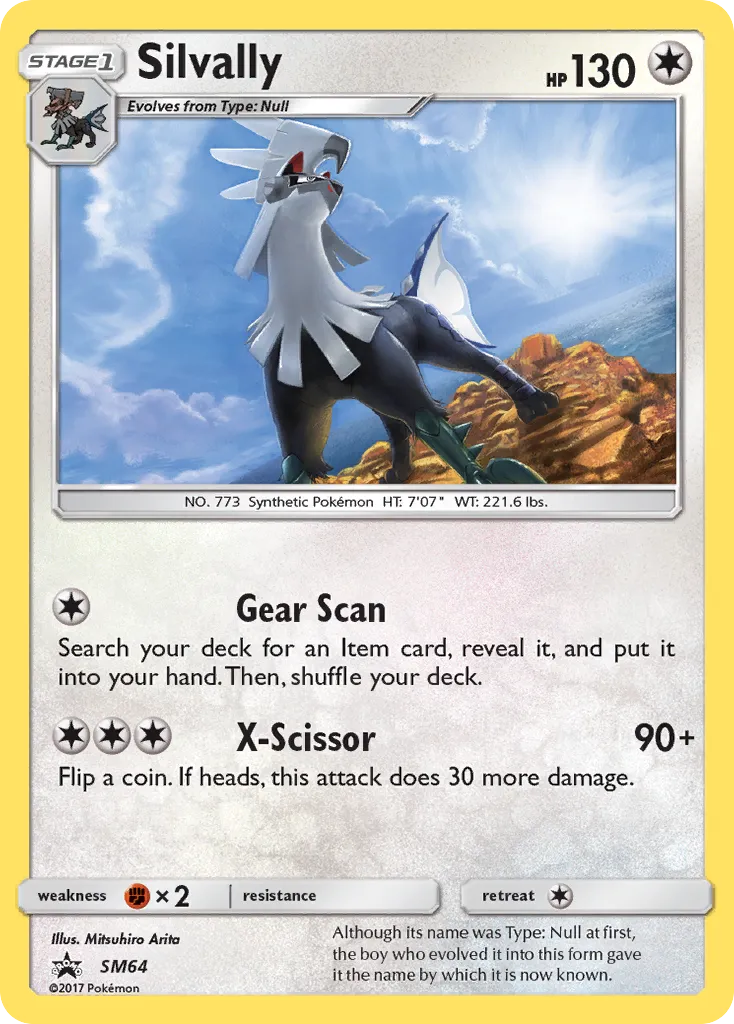Silvally - SM Black Star Promos
