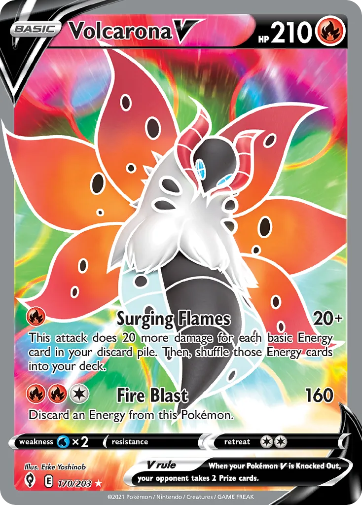 Volcarona V - Evolving Skies