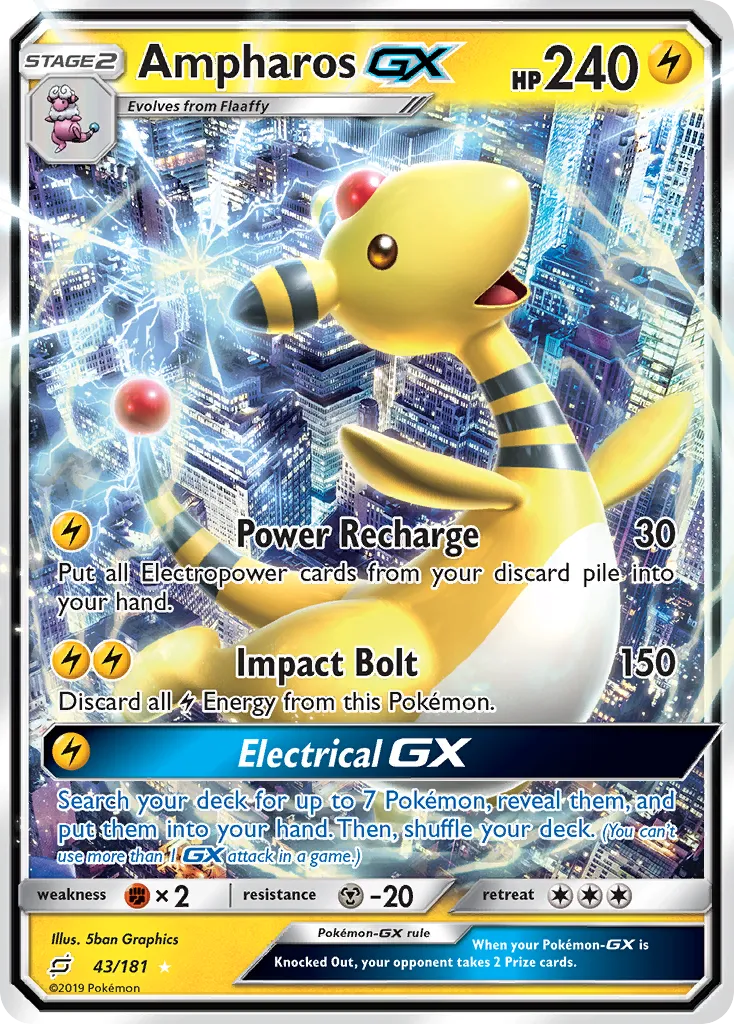Ampharos-GX - Team Up