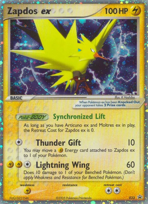Zapdos ex - Nintendo Black Star Promos
