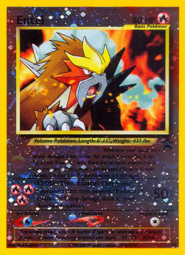 Entei - Wizards Black Star Promos