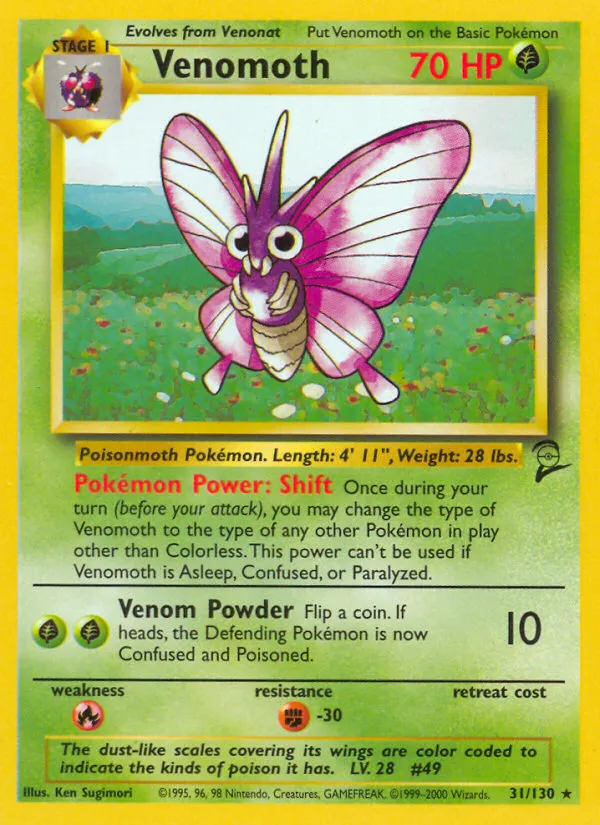 Venomoth - Base Set 2