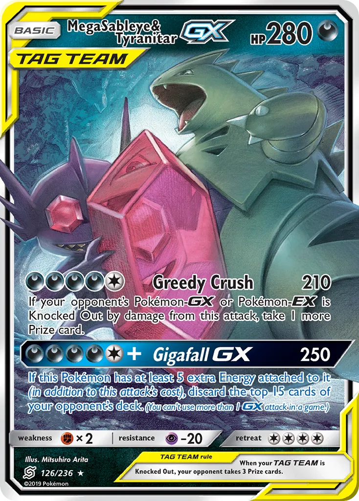 Mega Sableye & Tyranitar-GX - Unified Minds
