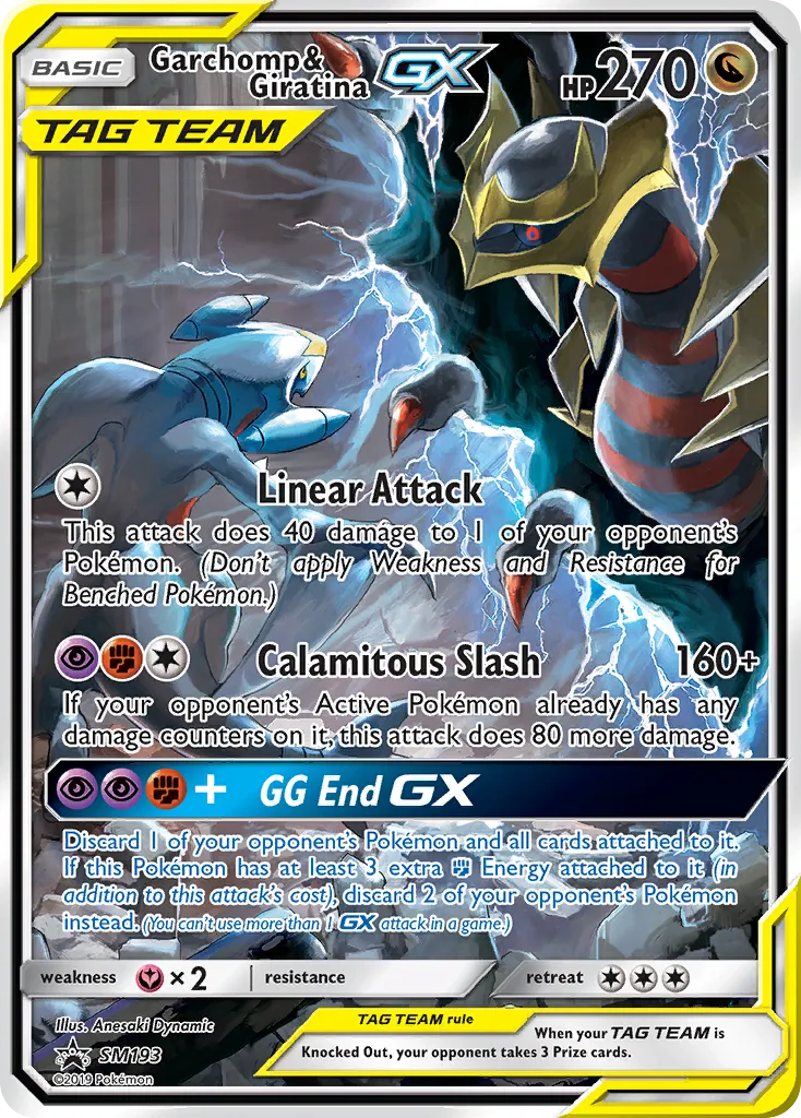 Garchomp & Giratina-GX - SM Black Star Promos