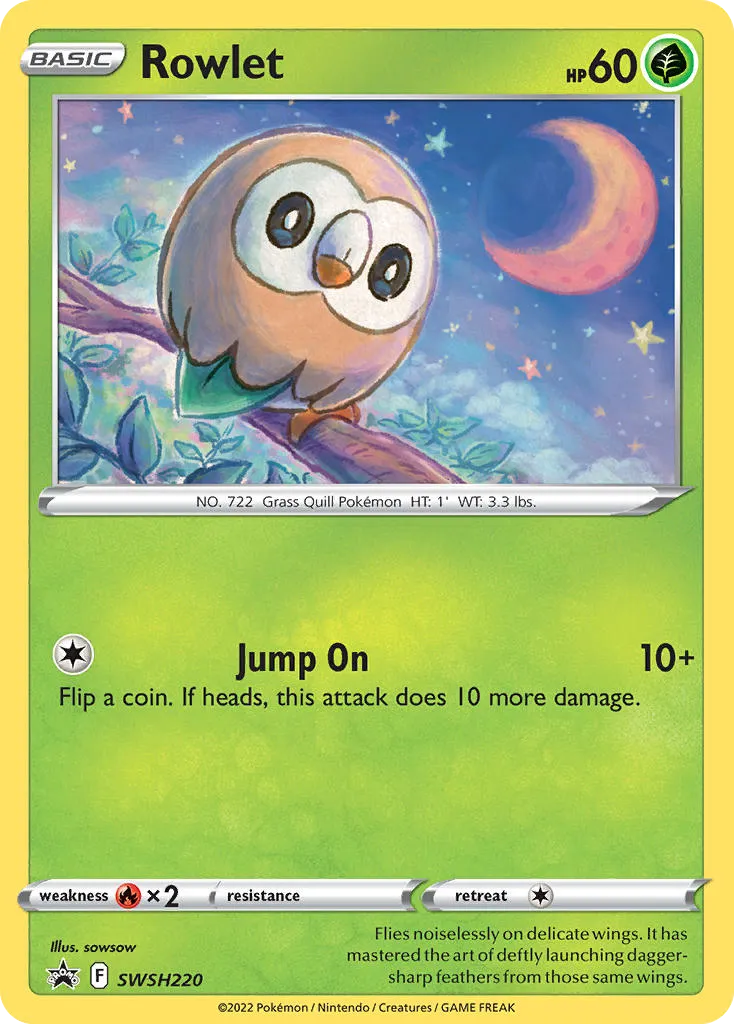 Rowlet - SWSH Black Star Promos