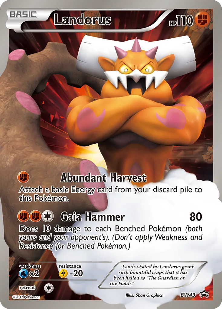 Landorus - BW Black Star Promos