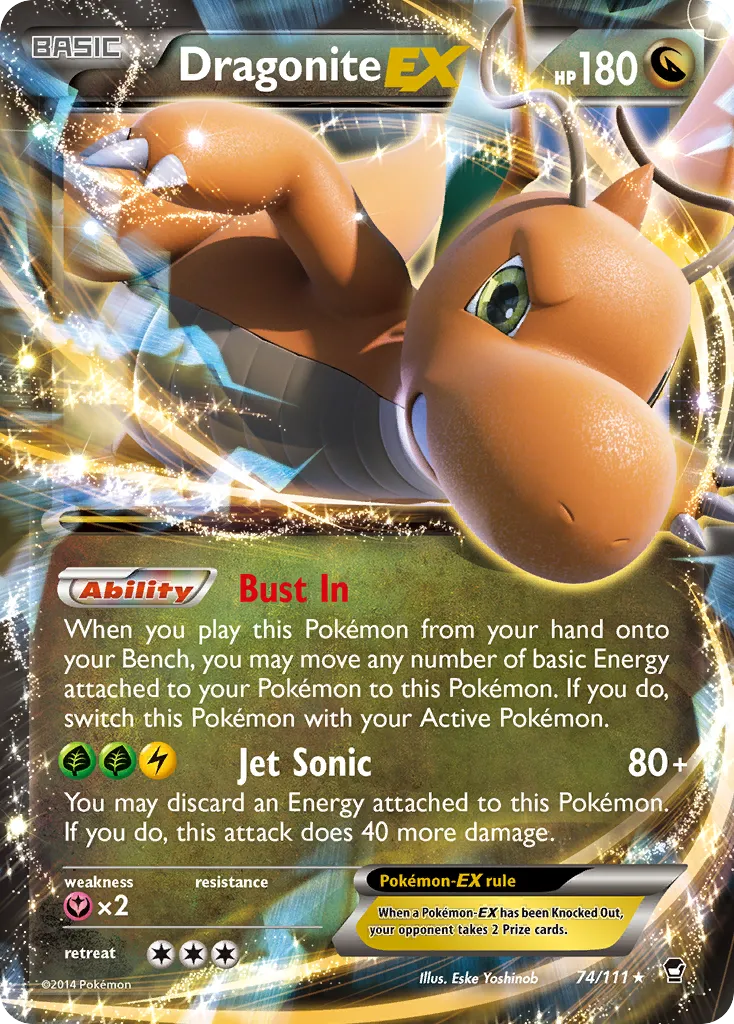 Dragonite-EX - Furious Fists