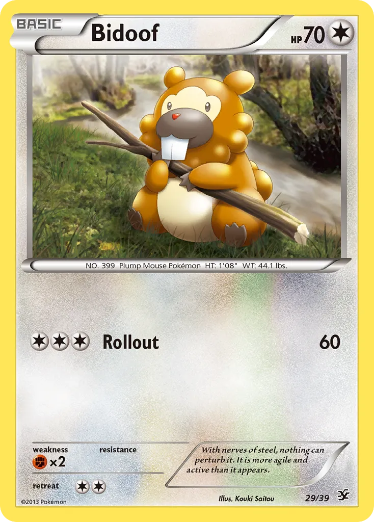 Bidoof - Kalos Starter Set