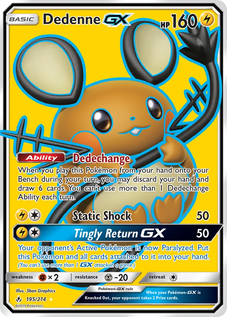 Dedenne-GX - Unbroken Bonds
