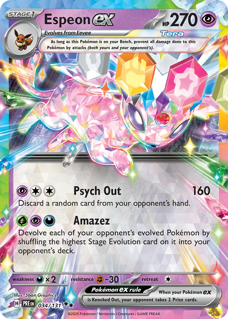Espeon ex - Prismatic Evolutions