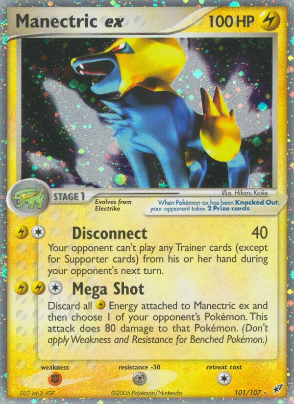 Manectric ex - Deoxys