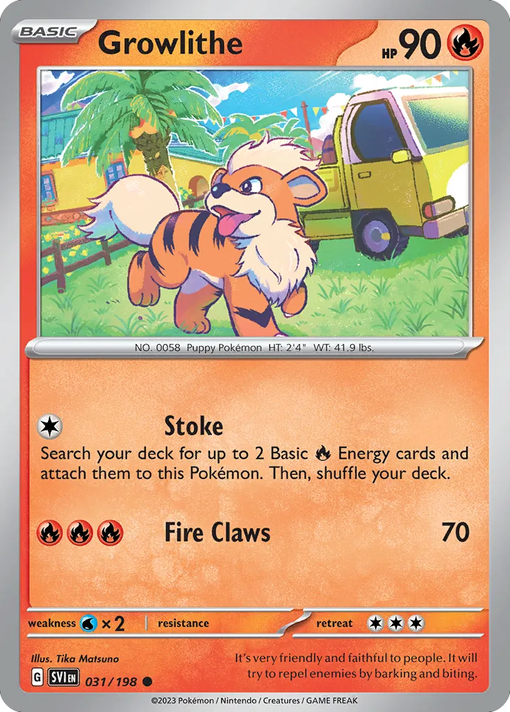 Growlithe - Scarlet & Violet