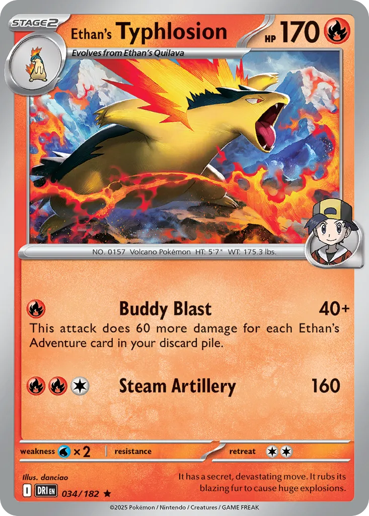 Ethan's Typhlosion - Destined Rivals
