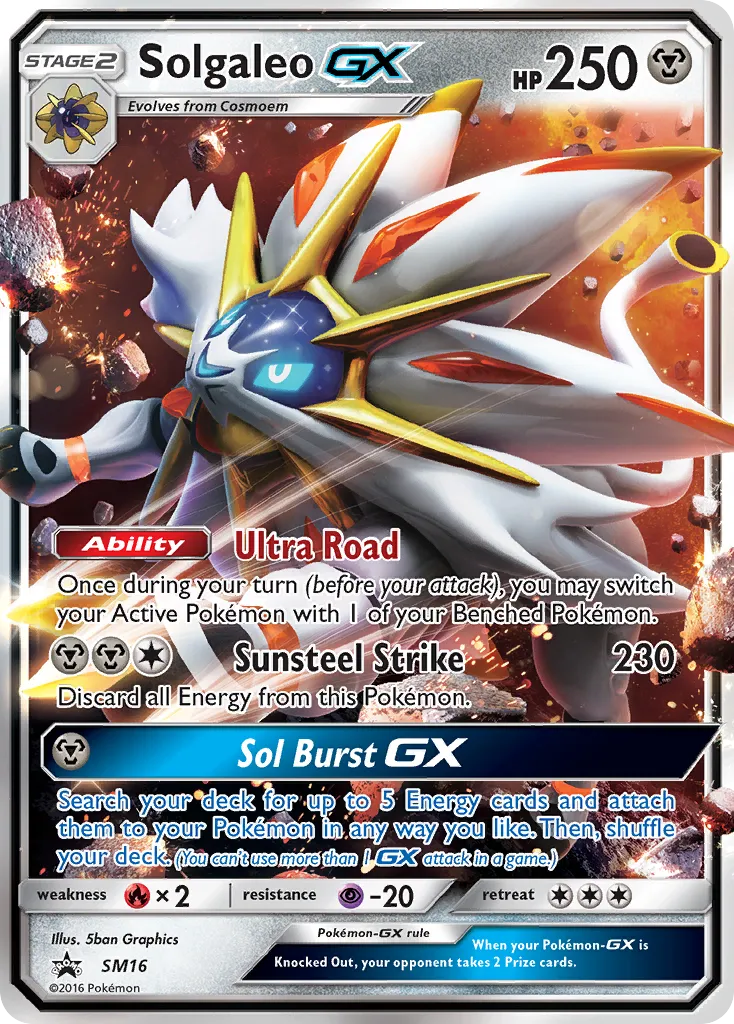 Solgaleo-GX - SM Black Star Promos