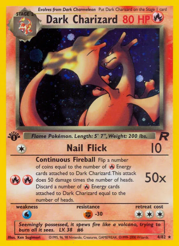Dark Charizard - Team Rocket