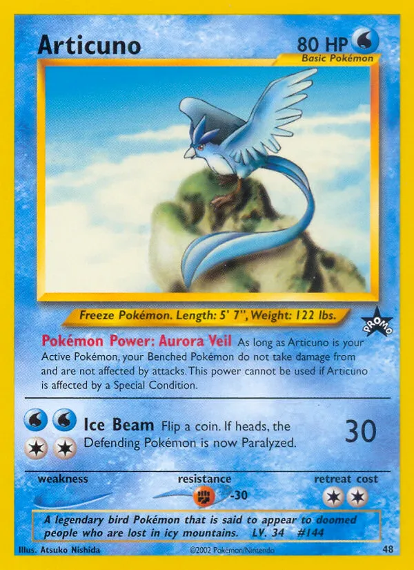 Articuno - Wizards Black Star Promos