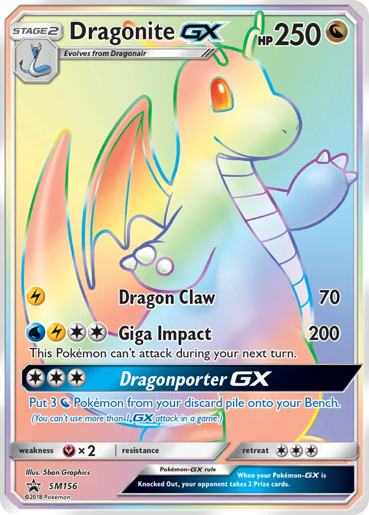 Dragonite-GX - SM Black Star Promos
