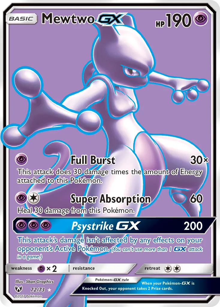Mewtwo-GX - Shining Legends