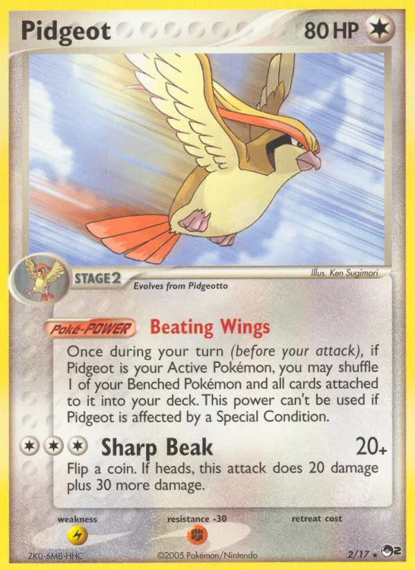 Pidgeot - POP Series 2