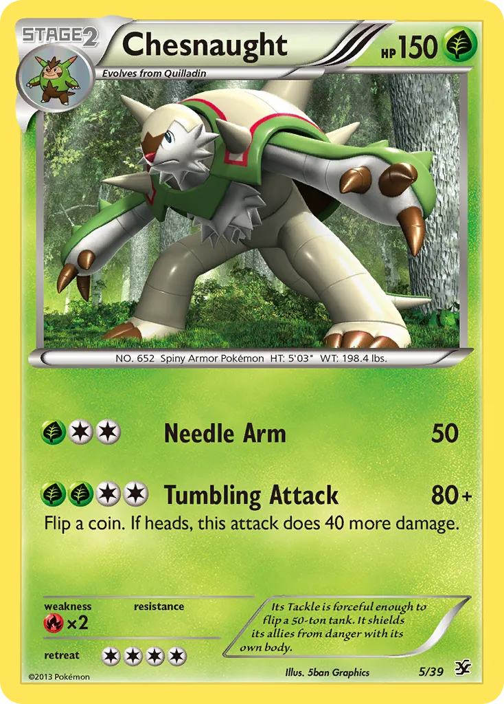 Chesnaught - Kalos Starter Set