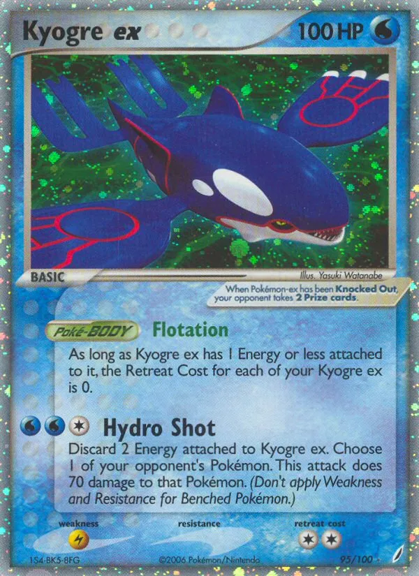 Kyogre ex - Crystal Guardians