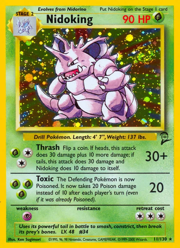 Nidoking - Base Set 2