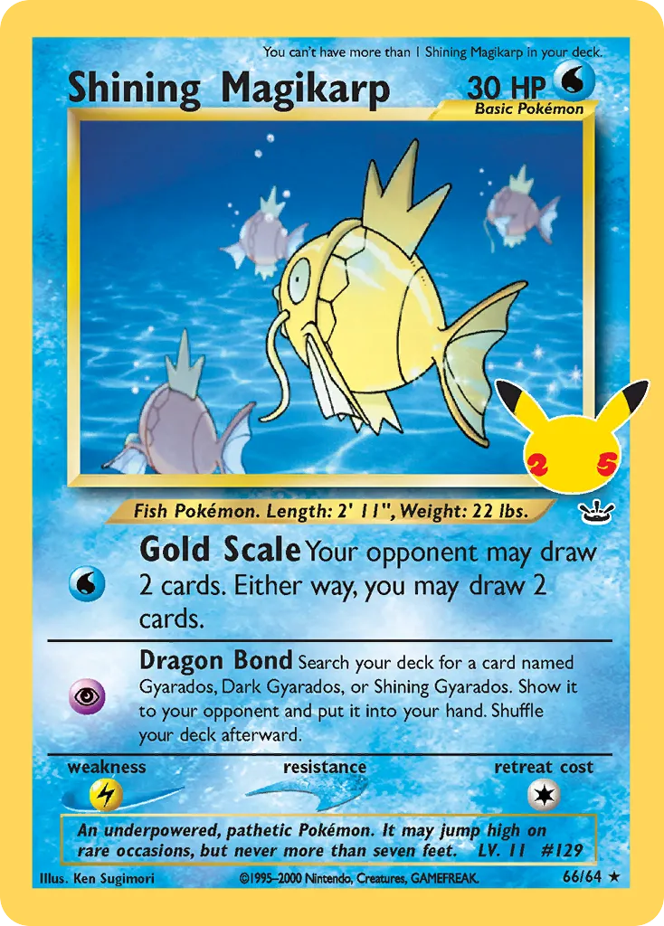 Shining Magikarp - Celebrations: Classic Collection