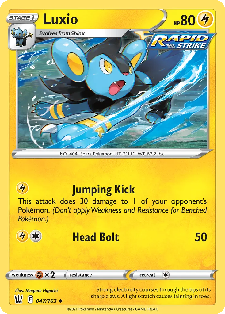 Luxio - Battle Styles
