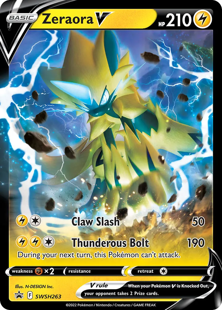 Zeraora V - SWSH Black Star Promos