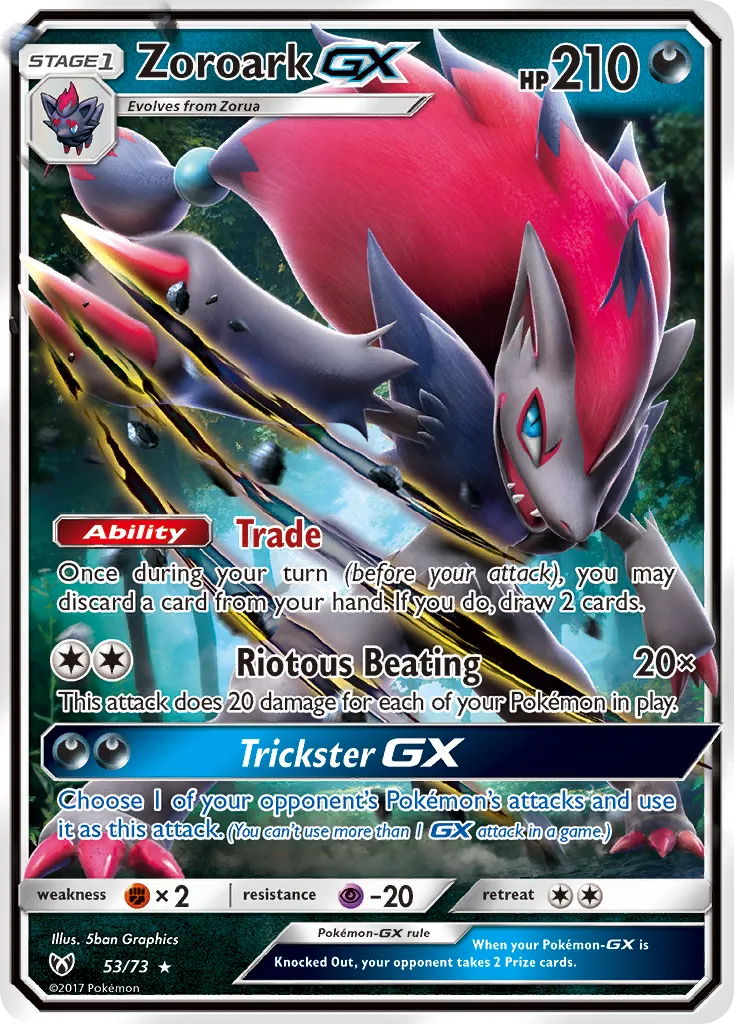 Zoroark-GX - Shining Legends