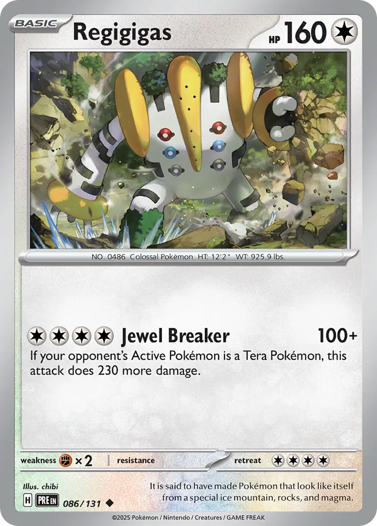 Regigigas - Prismatic Evolutions