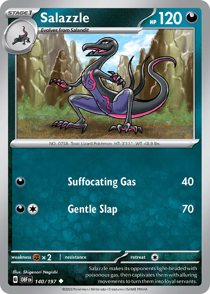 Salazzle - Obsidian Flames