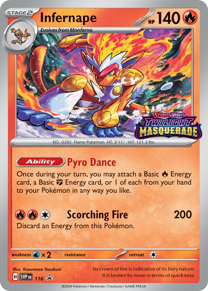 Infernape - Scarlet & Violet Black Star Promos