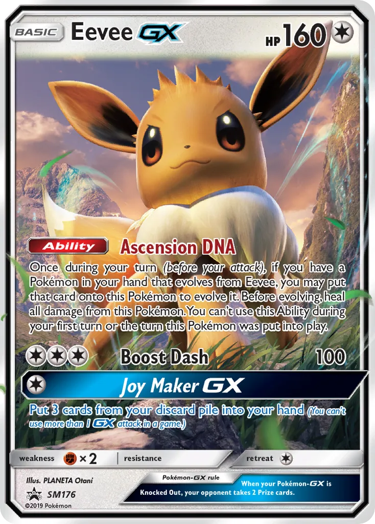 Eevee-GX - SM Black Star Promos
