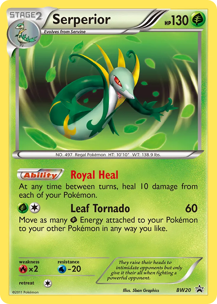 Serperior - BW Black Star Promos