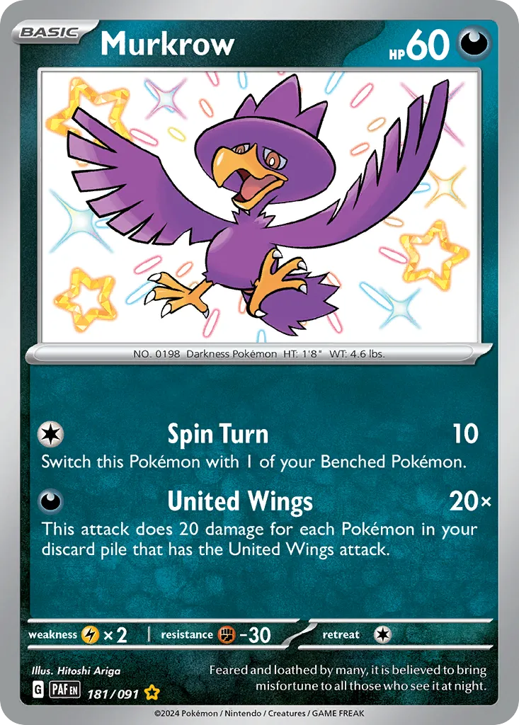 Murkrow - Paldean Fates
